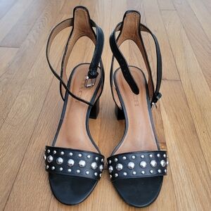 COACH "Paige" studded heeled sandal
